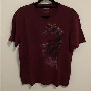 Express V Neck T Shirt